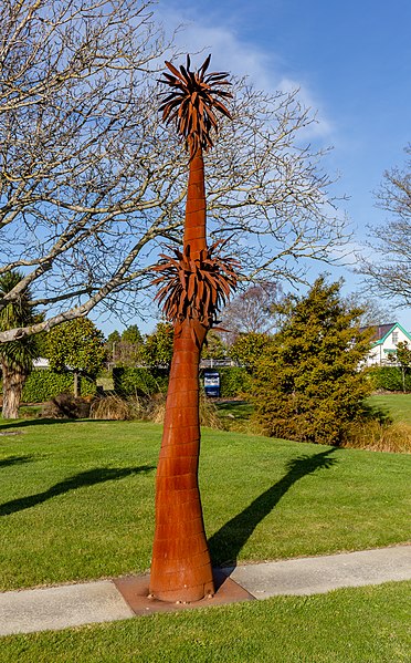 File:'Is Man an Ape or Angel?' sculpture in Addington, Christchurch, New Zealand 10.jpg