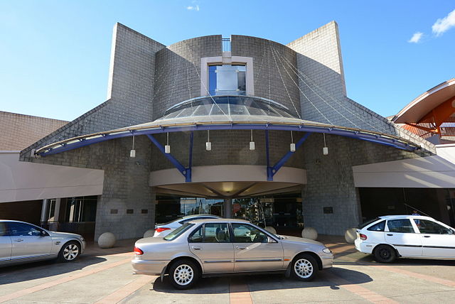 Penrith Civic Centre, designed by Feiko Bouman on 601 High Street, has been the council seat since December 1993.