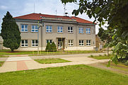Čeština: Škola, Hrubčice, okres Prostějov