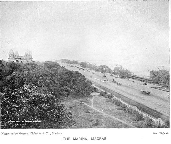 The beach promenade in 1913