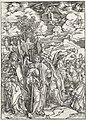 07. Albrecht Dürer, Apokalypsa, V. Čtyři andělé vzdorující větrům, Národní galerie v Praze.jpg