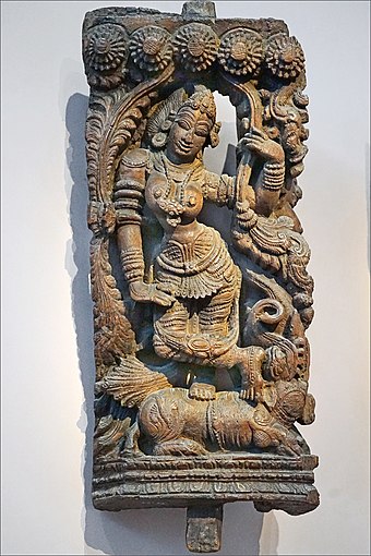 A statue of Ganga, 17th - 18th century CE