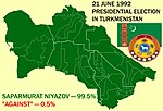 Thumbnail for 1992 Turkmenistan presidential election