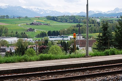 So kommt man zu Matran mit den Öffentlichen - Mehr zum Ort Hier