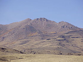 2014-10-09 15 14 49 Vido de Granito-Pinto de proksimume 5300 futoj sur Hinkey Summit Road sude de Hinkey Summit en Kantono Humboldt, Nevada.JPG