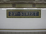 Mosaic name tablet 23rd Street BMT 002.JPG