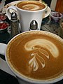 Italian's cappuccino and spanish latte