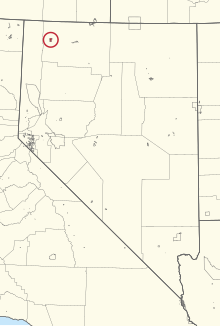 Location of the Summit Lake Indian Reservation in Nevada 4045R Summit Lake Reservation Locator Map.svg