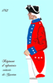 régiment de Courten de 1762 à 1767