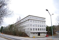 The factory in Svangsta where there still is production. Photo taken from the north. ABU Garcia factory, Svangsta (2008).jpg