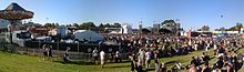 Panorama of Steel Blue Oval during Soundwave, 2010. AFI @ Soundwave festival Perth panorama (4398207740).jpg