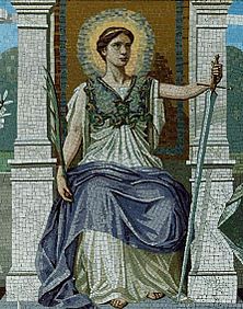 A mosaic LAW by Frederick Dielman, 1847-1935.JPG
