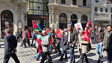 A protest against Armenian genocide claims in Istanbul.jpg