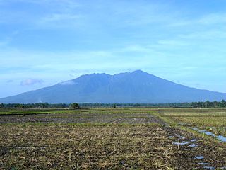 Mount Isarog Stratovolcano located in the province of Camarines Sur, Philippines