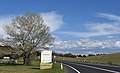 English: Town entry sign on the Snowy Mountains Highway at Adaminaby, New South Wales