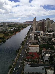 View of the Ala Wai Canal from the 29th Floor Ala Wai Canal from the 29th Floor.jpg