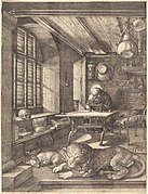 Albrecht Dürer, Saint Jerome in His Study, 1514, NGA 35095.jpg