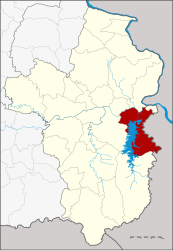 District de Sirindhorn - Carte