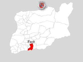 Localização no município de Arcos de Valdevez
