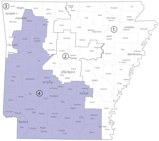 File:Arkansas-fourth-congressional-district.svg