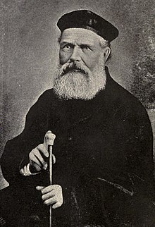 Photograph of Asher Wright, published 1892.