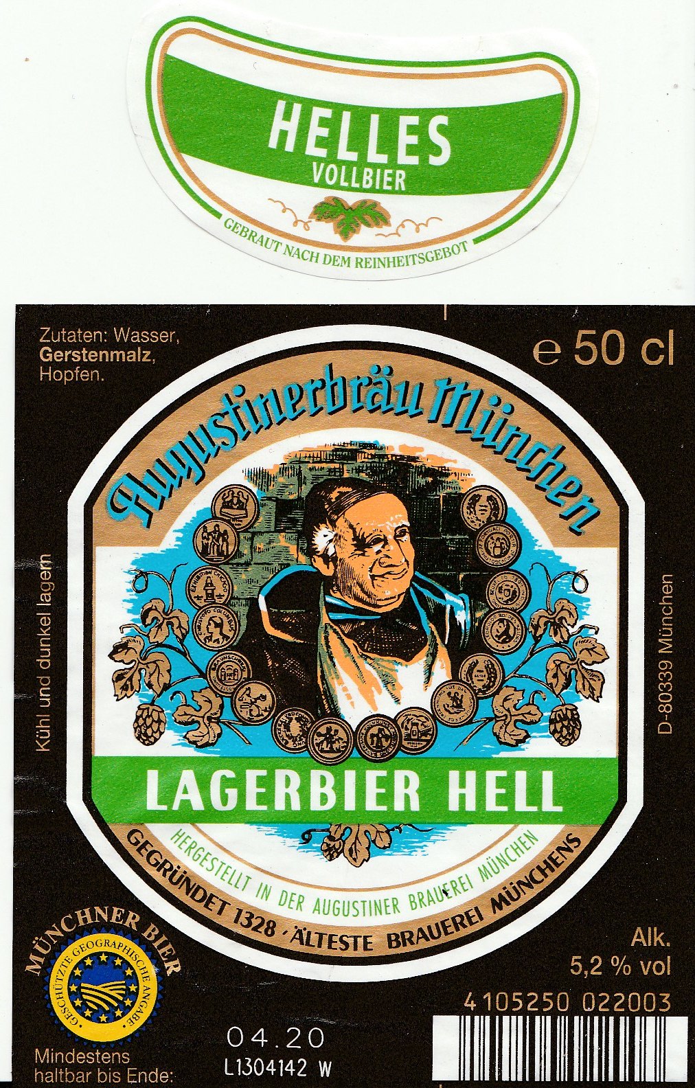 File Augustiner Brauerei Lagerbier Hell Jpg Wikimedia Commons