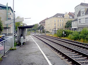 Station Castrop-Rauxel Süd midden in Castrop