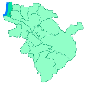 Песчановский сельский совет на карте