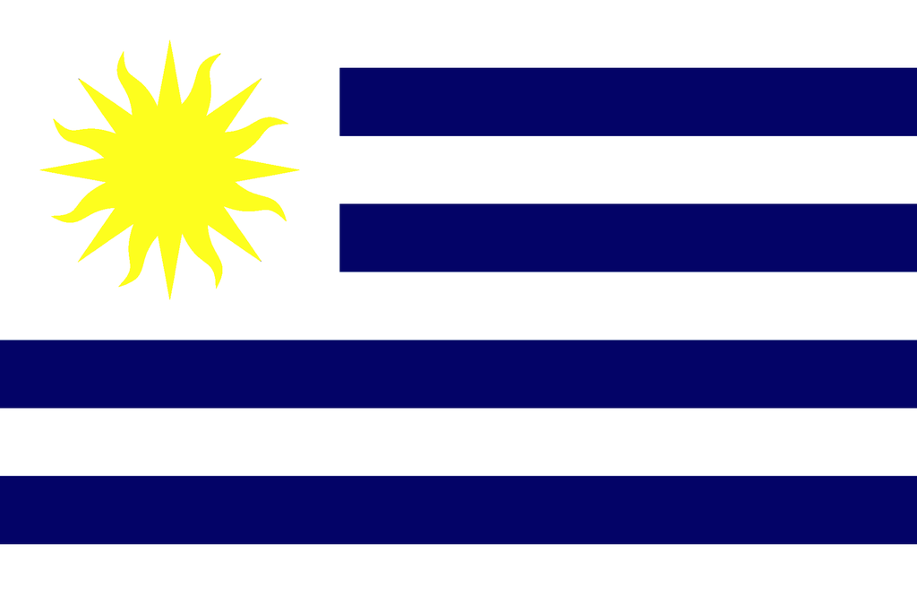 blusa Hacer con las manos en la masa File:Bandera Uruguay Simple.png - Wikimedia Commons