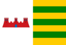 Nacimiento şehri ve Şili belediyesi bayrağı