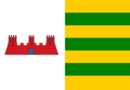 Flagge der Stadt Nacimiento und der Gemeinde Chile