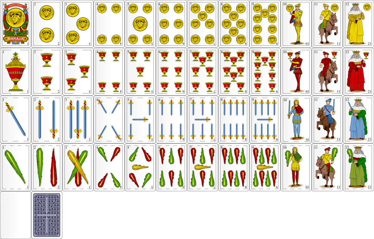 Baraja Española 50 cartas