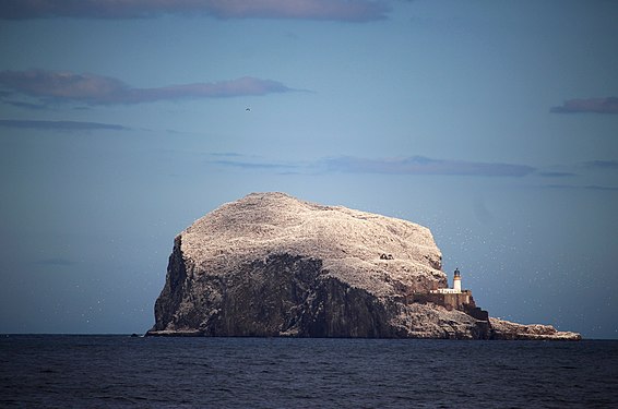 2nd: Bass Rock with lighthouse and gannets