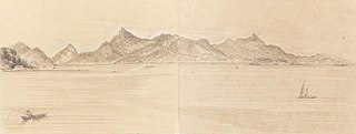 Bay of Rio from San Domingo 13th April 1855