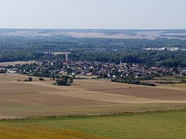 Gezicht op Bazoches-lès-Bray