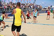 Deutsch: Deutsche Beachhandball-Meisterschaften 2022; Tag 3: 7. August 2022 – Frauen,Finale, Beach Bazis Schleissheim – Minga Turtles Ismaning 2:1 (20:26, 24:20, 8:6) English: German Beach handball Championships; Day 3: 7 August 2022 – Women Final – Beach Bazis Schleissheim Vs Minga Turtles Ismaning 2:1 (20:26, 24:20, 8:6)