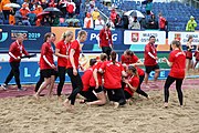 Deutsch: Beachhandball Europameisterschaften 2019 (Beach handball Euro); Tag 6: 7. Juli 2019 – Siegerehrungen English: Beach handball Euro; Day 6: 7 July 2019 – Medal ceremony