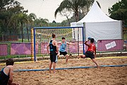 Deutsch: Beachhandball bei den Olympischen Jugendspielen 2018; Tag 6, 12. Oktober 2018; Jungen, Platzierungssspiel Ränge 9-10 – Chinese Taipei (Taiwan)-Uruguay 2:1 English: Beach handball at the 2018 Summer Youth Olympics at 12 October 2018 – Boy's Placement Match 9-10 – Chinese Taipei (Taiwan)-Uruguay 2:1