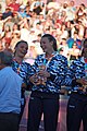 Deutsch: Beachhandball bei den Olympischen Jugendspielen 2018 in Buenos Aires; Tag 7, 13. Oktober 2018; Medaillenzeremonie Mädchen - Gold: Argentinien, Silber: Kroatien, Bronze: Ungarn English: Beach handball at the 2018 Summer Youth Olympics in Buenos Aires at 13 October 2018 – Medal Ceremony Girls - Gold: Argentina, Silver: Croatia, Bronze: Hungary Español: Handball de playa en los Juegos Olimpicos de la Juventud Buenos Aires 2018 en 13 de octubre de 2018 – Medalla Ceremonia para niñas - Oro: Argentina, Plata: Croacia, Bronce: Hungría