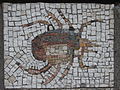 Mosaic on the wall of the zoo of Belgrade.