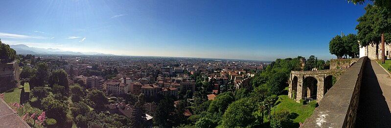 File:Bergamo Alta Panoramic View.jpg