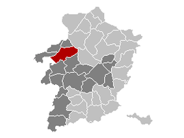 Beringen - Karta