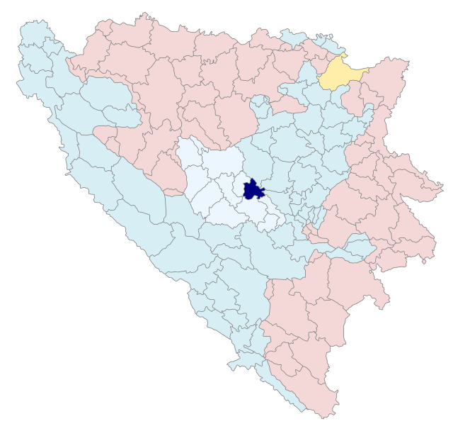 Položaj općine Busovača u Bosni i Hercegovini