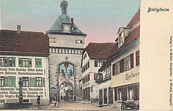 Unteres Tor in Bietigheim um 1900