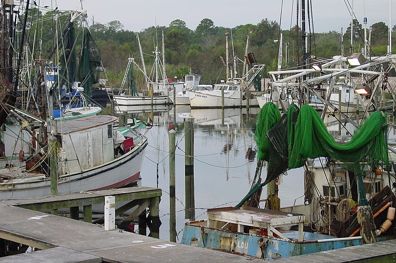 File:Big Bend Scenic Byway - Boats at the Apalachicola Docks - NARA - 7717284.jpg