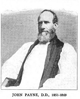 <span class="mw-page-title-main">John Payne (bishop of Liberia)</span> Missionary Bishop from the Episcopal Church to Liberia