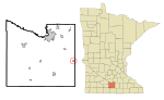 Thumbnail for File:Blue Earth County Minnesota Incorporated and Unincorporated areas Pemberton Highlighted.svg