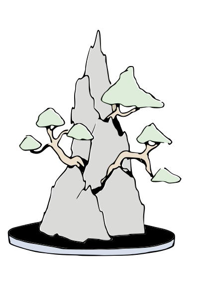 File:Bonsai-auf-Felsen-Form.svg