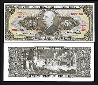 <span class="mw-page-title-main">Brazilian cruzeiro (1942–1967)</span> Brazilian currency from 1942 to 1967
