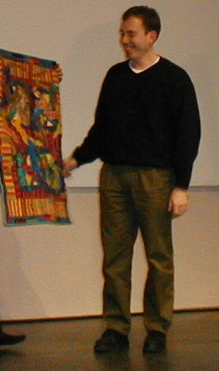 Brian Paul receiving award from Richard Stallman.jpg